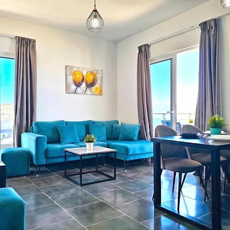 Christine Sunny Corner 004 /w Sea View Balcony - Happy Sarande