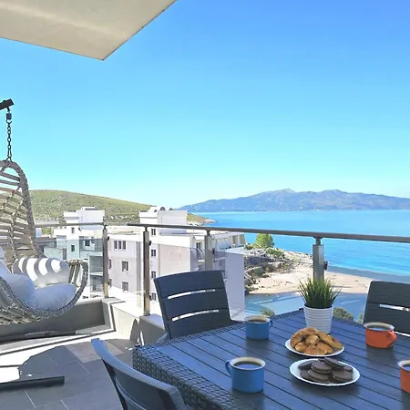 Christine Sunny Corner 004 /w Sea View Balcony - Happy * Sarande